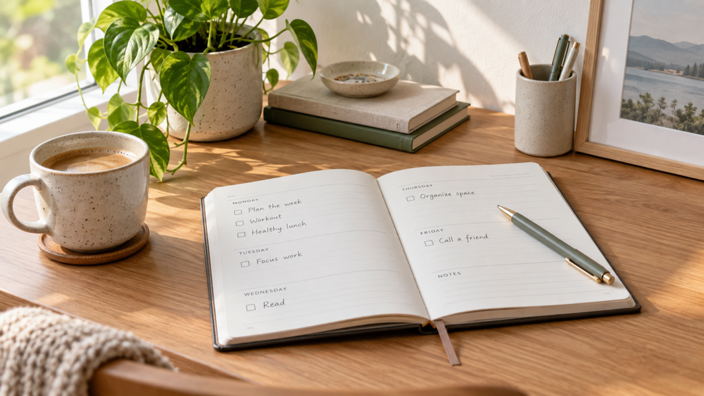 Planejamento simples para organizar a rotina do dia a dia